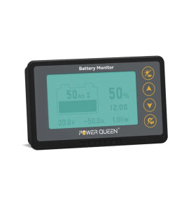 Monitor para Baterias de Lítio Power Queen até 500A